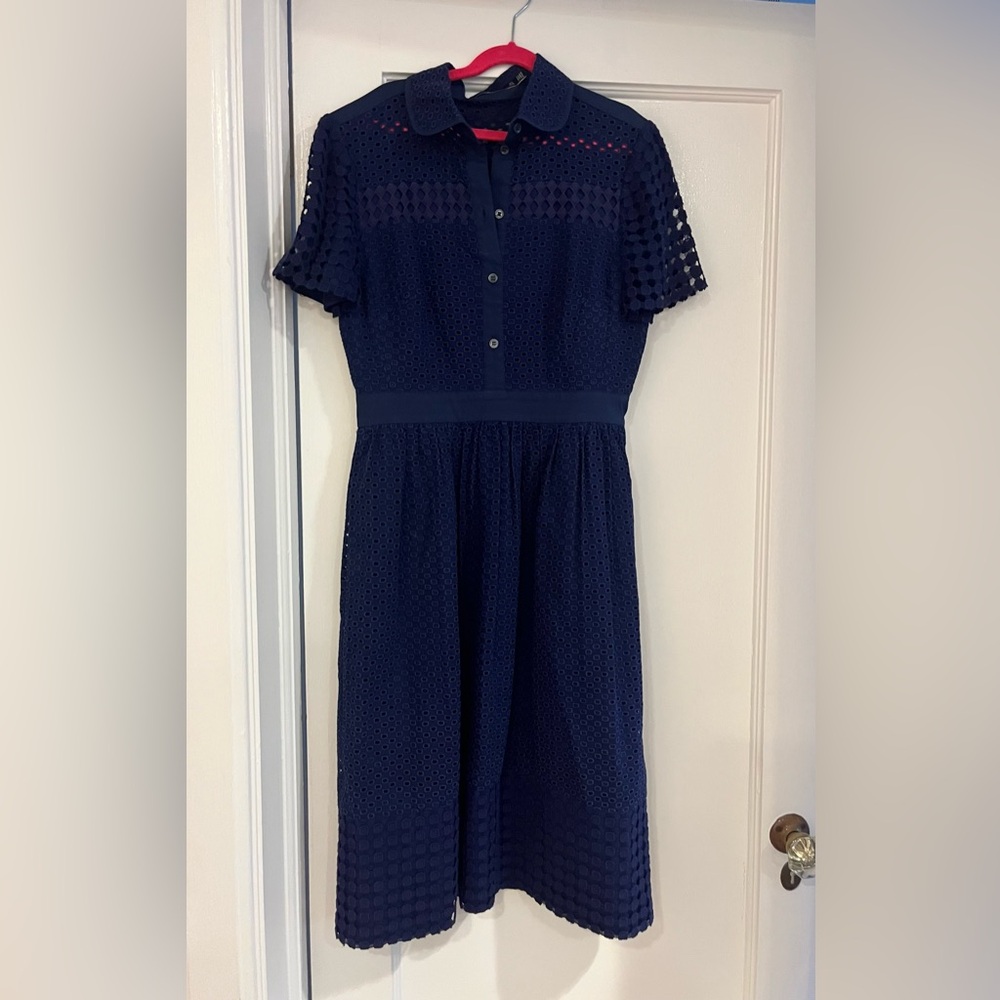 Karen Millen Navy Dress